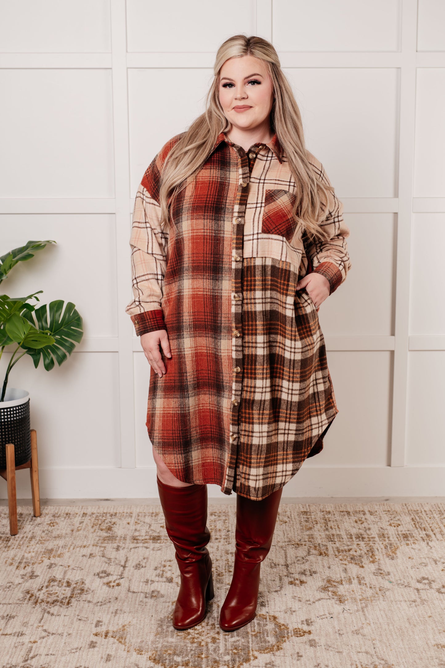 Greta Oversized Flannel Shacket