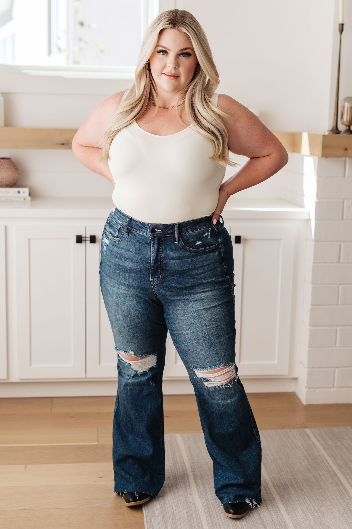 Cassandra Tummy Control Flare Jeans