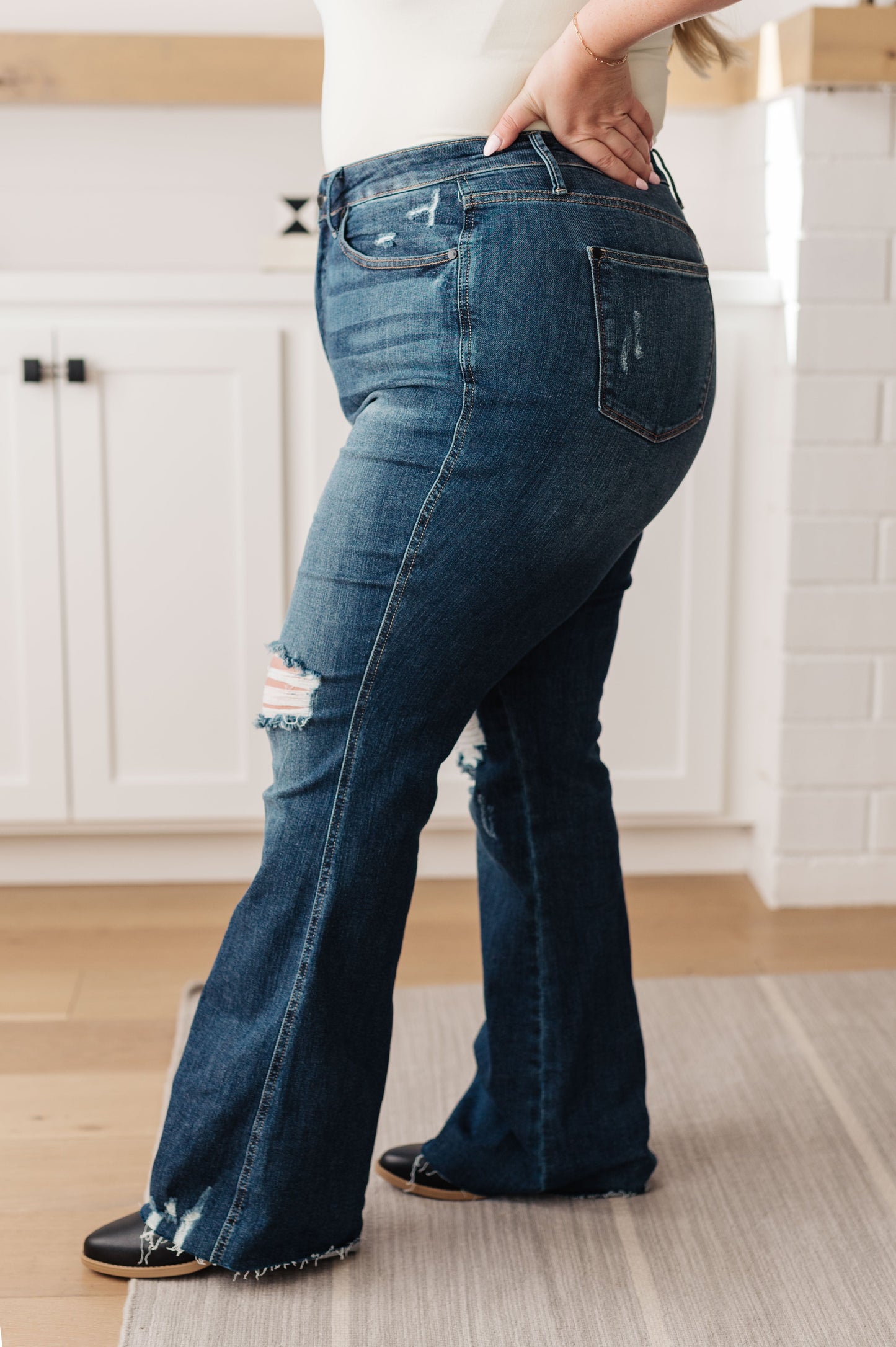 Cassandra Tummy Control Flare Jeans