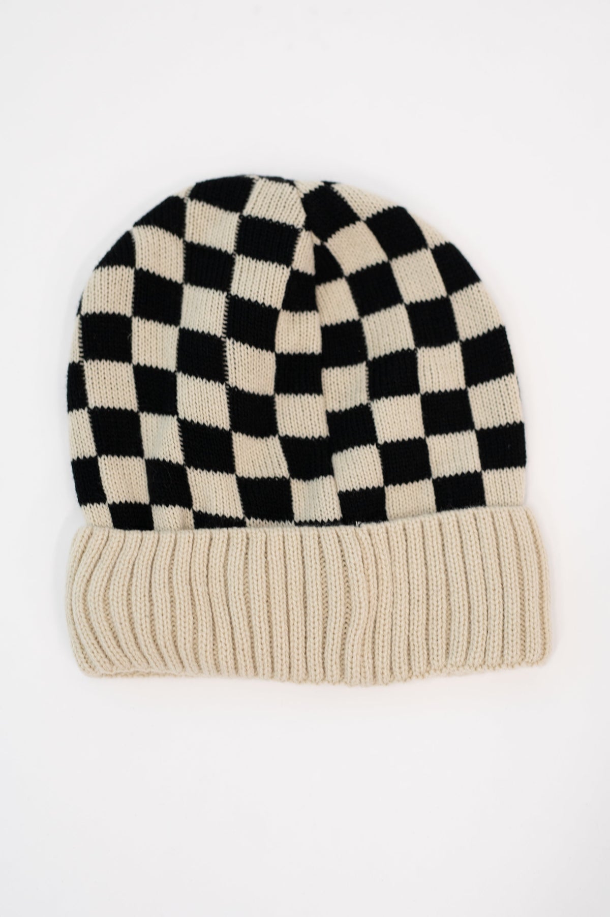 Checkered Beanie