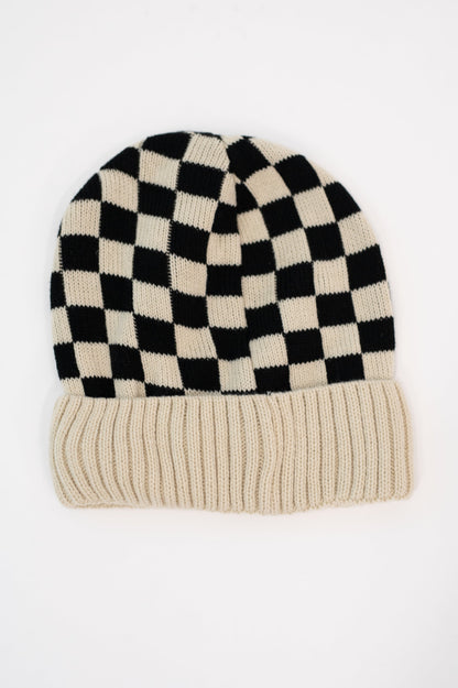 Checkered Beanie