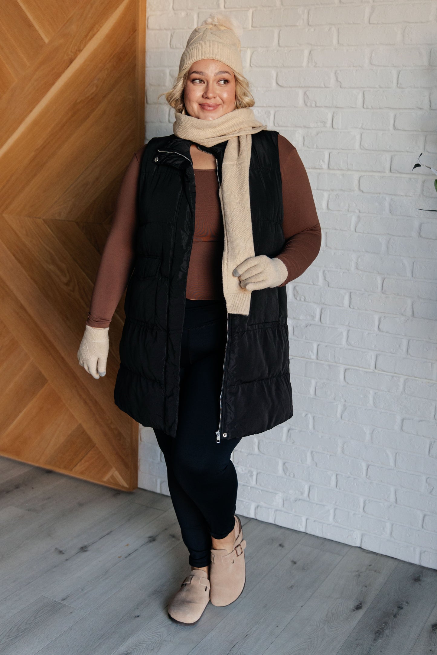 Longline Puffer Vest