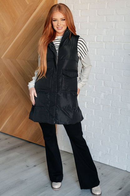 Longline Puffer Vest