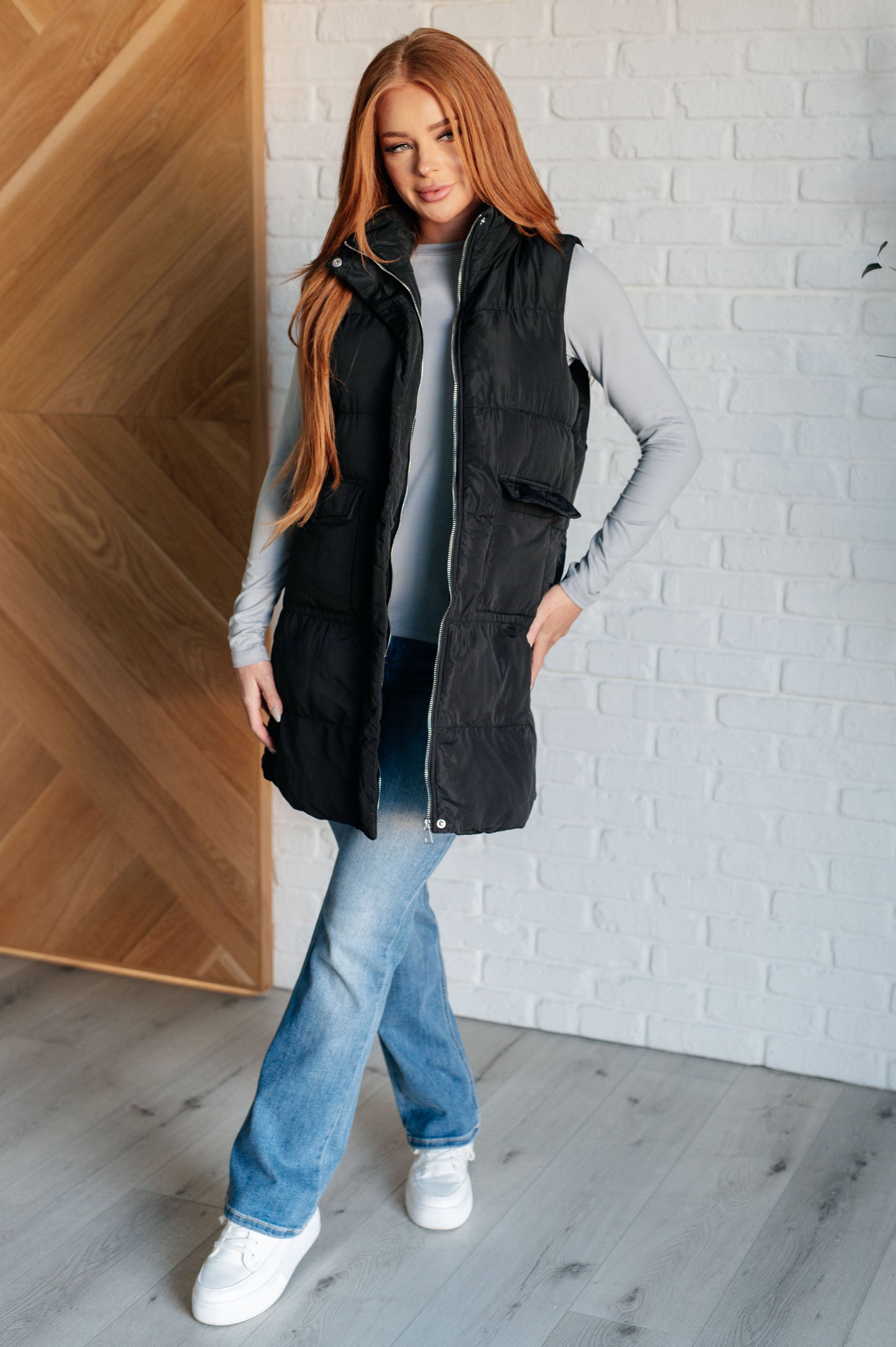 Longline Puffer Vest