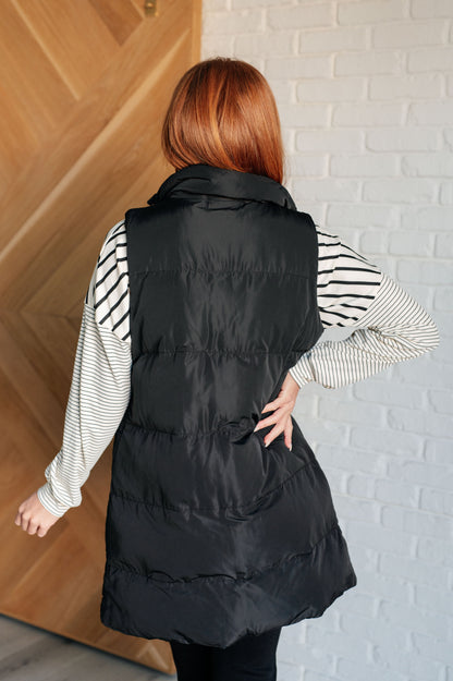 Longline Puffer Vest