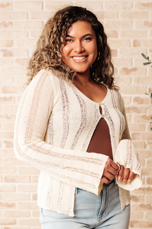 Tropez Cardigan in Cream