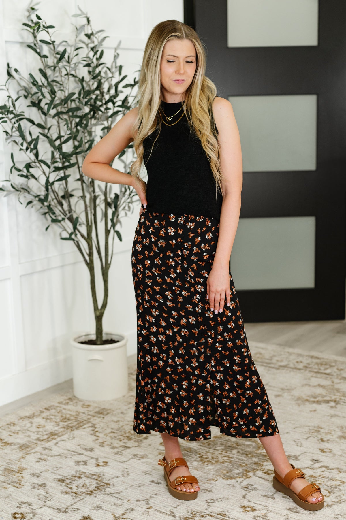 Crispin Midi Skirt