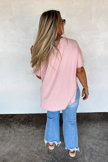 Basics: Joey Washed Cotton Boyfriend Tee