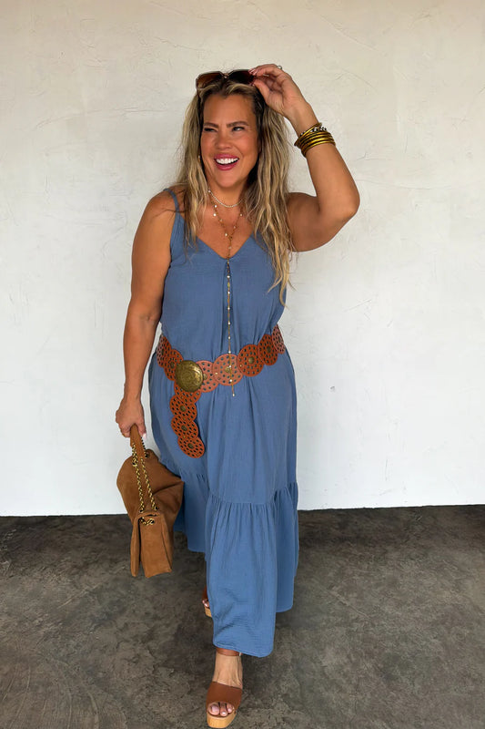 Coastal Nova 100% Cotton Sundress