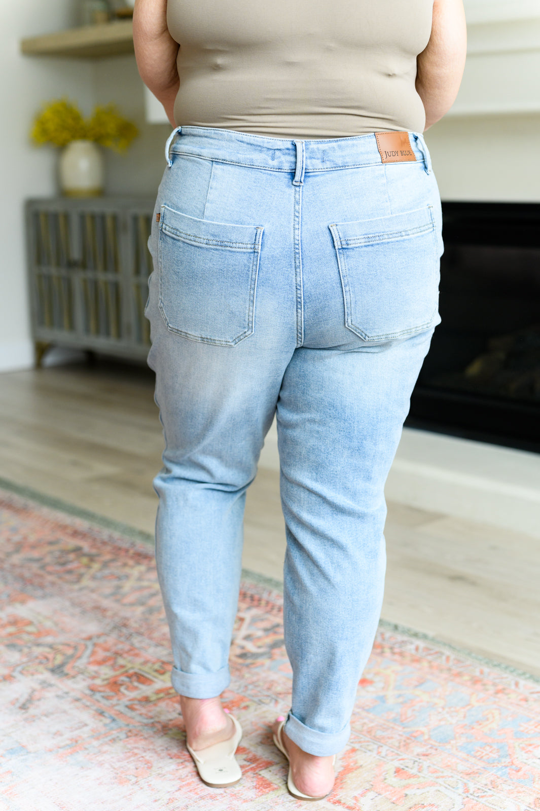 Vintage Wash Denim Joggers