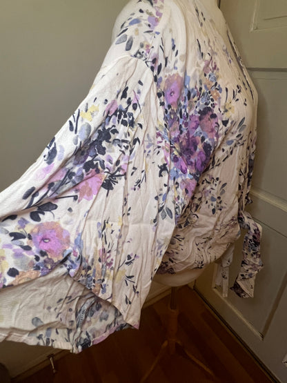 Amber Moon Revival: Love Stitch Tie Blouse