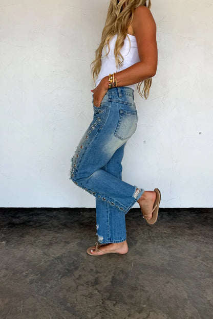 PREORDER: The Jagger Studded Jeans