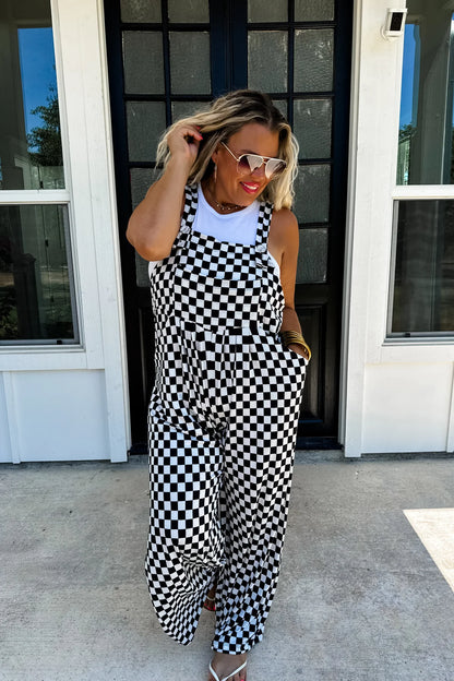 Checkered Overalls