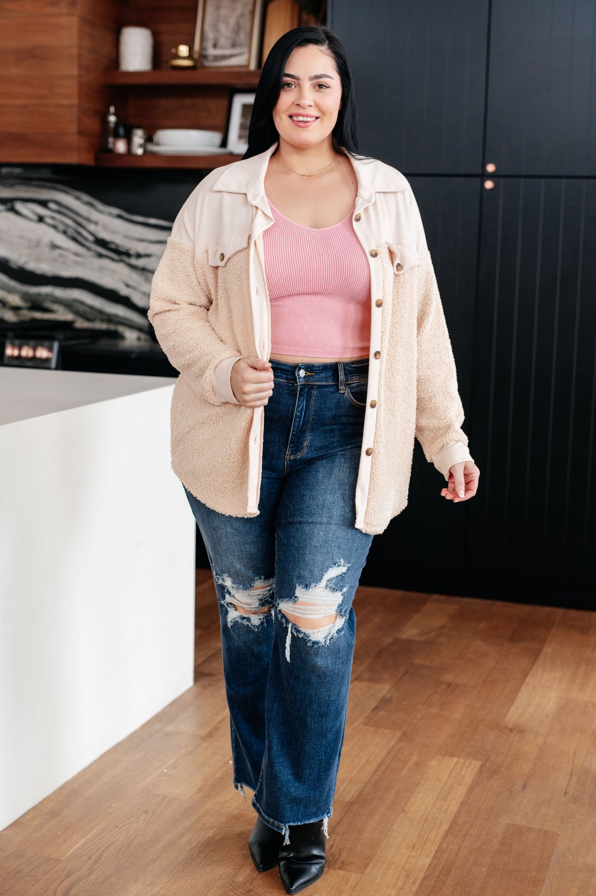 Laila Sherpa Shacket