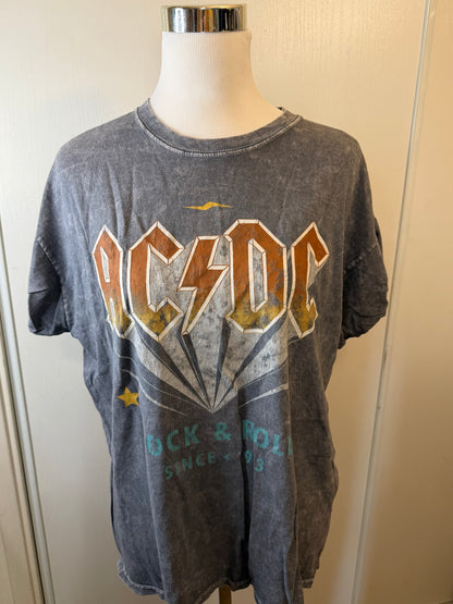 Amber Moon Revival: 100% Cotton AC/DC Tee