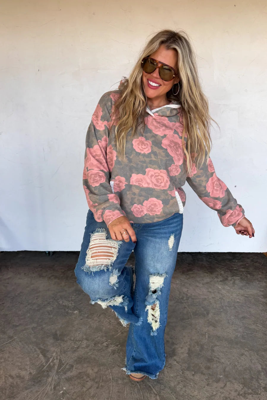 PREORDER: Vintage Rose Hoodie