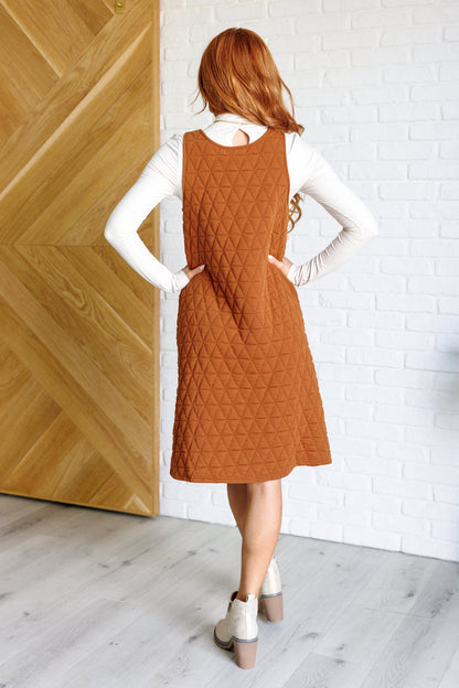 Quilted Midi Dress