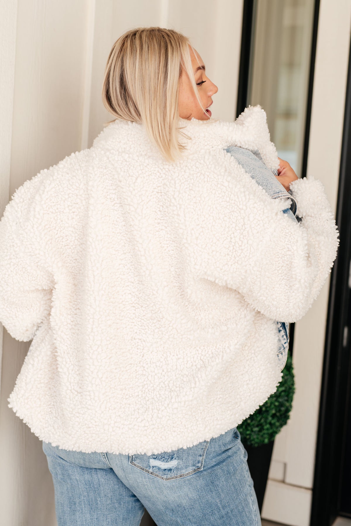 RESTOCKED Sherpa Lined Denim Jacket