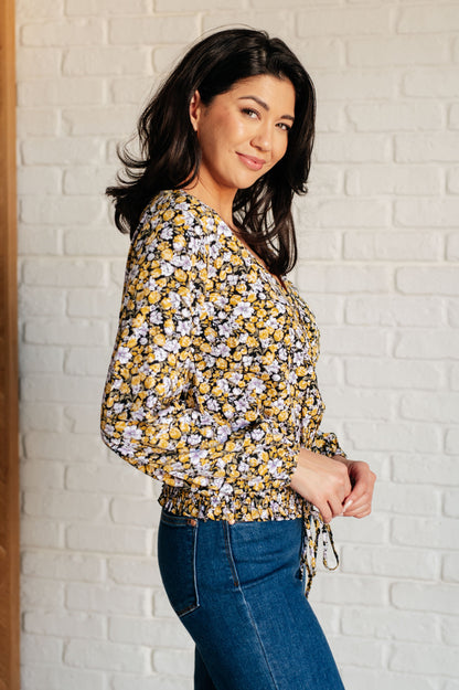 Honey Floral Smocked Blouse