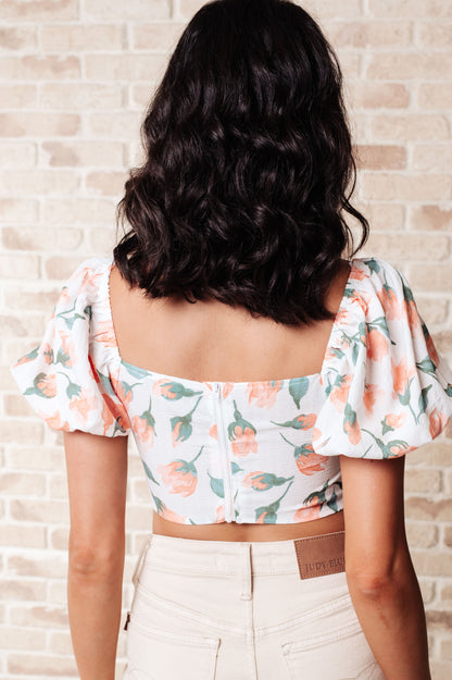 Rose Garden Cropped Blouse