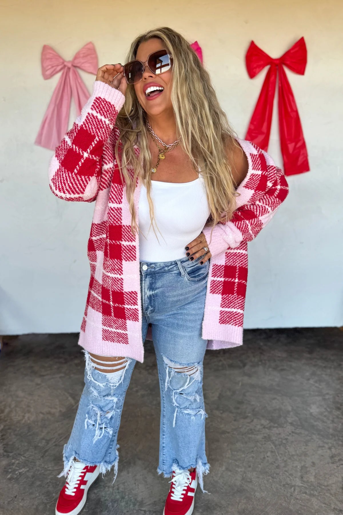Valentines Cloud Cardigan