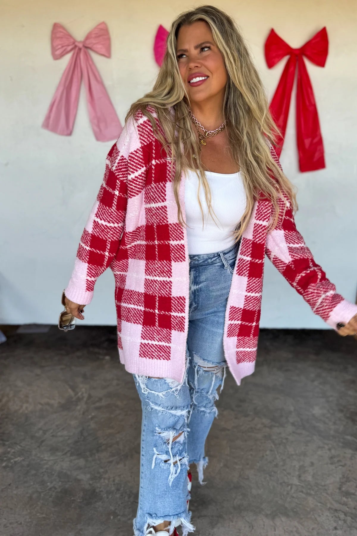Valentines Cloud Cardigan