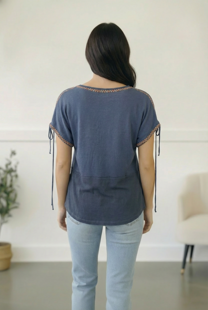 Midnight Mesa Boho Top