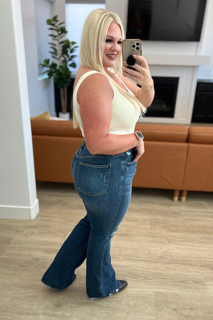 Cassandra Tummy Control Flare Jeans