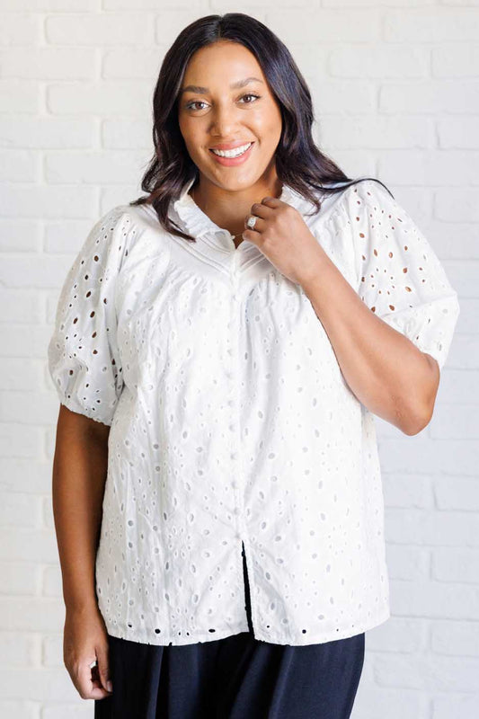 Ayla Eyelet Lace Blouse