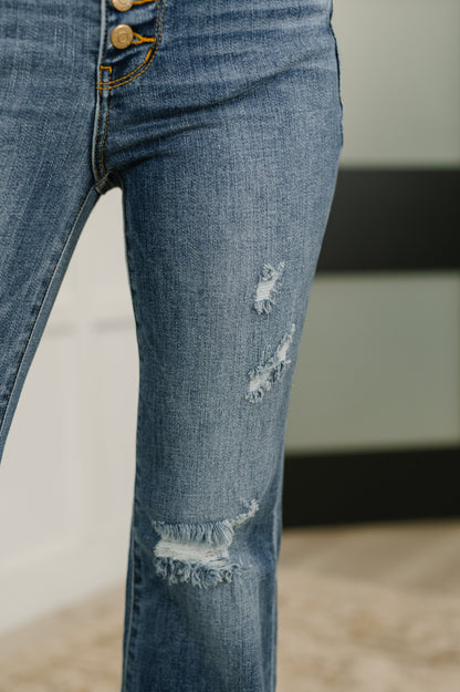 Marion Mid Rise Flare Jeans
