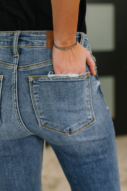 Marion Mid Rise Flare Jeans