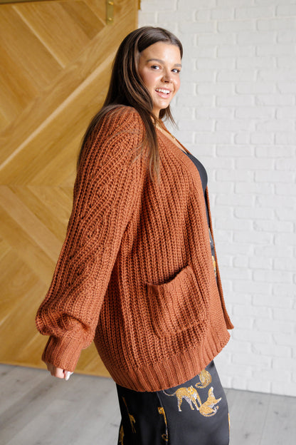 Collins Cardigan in Chestnut