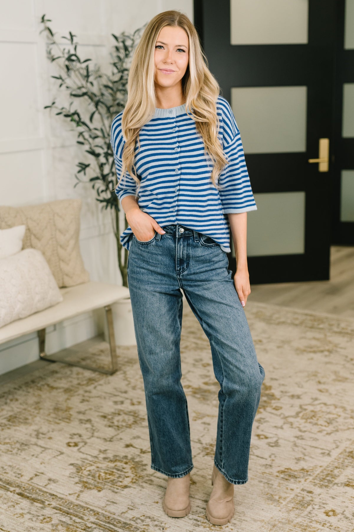 Sloane Striped Cardigan