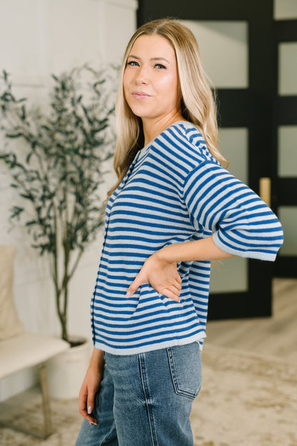 Sloane Striped Cardigan