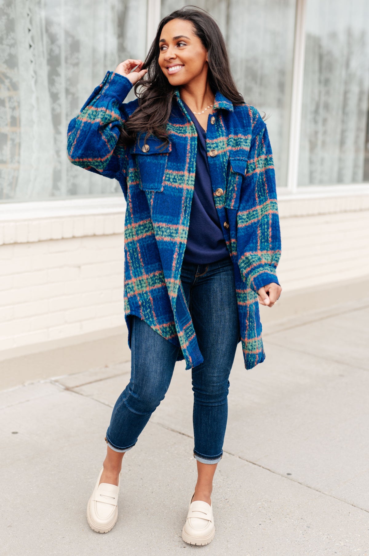 Morrison Plaid Coat