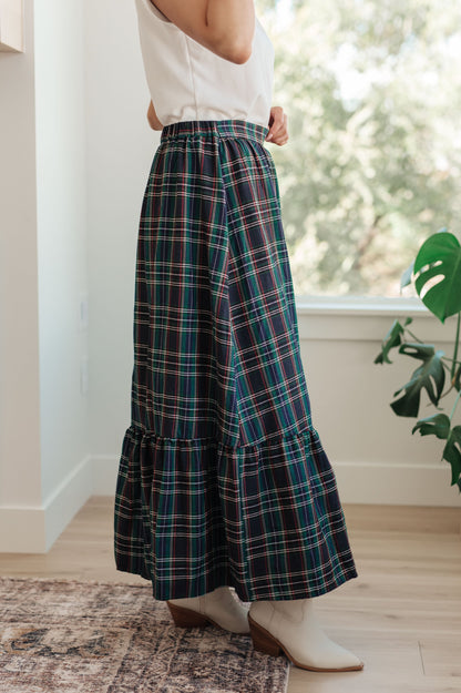 3RD RESTOCK! Plaid Perfection Maxi Skirt