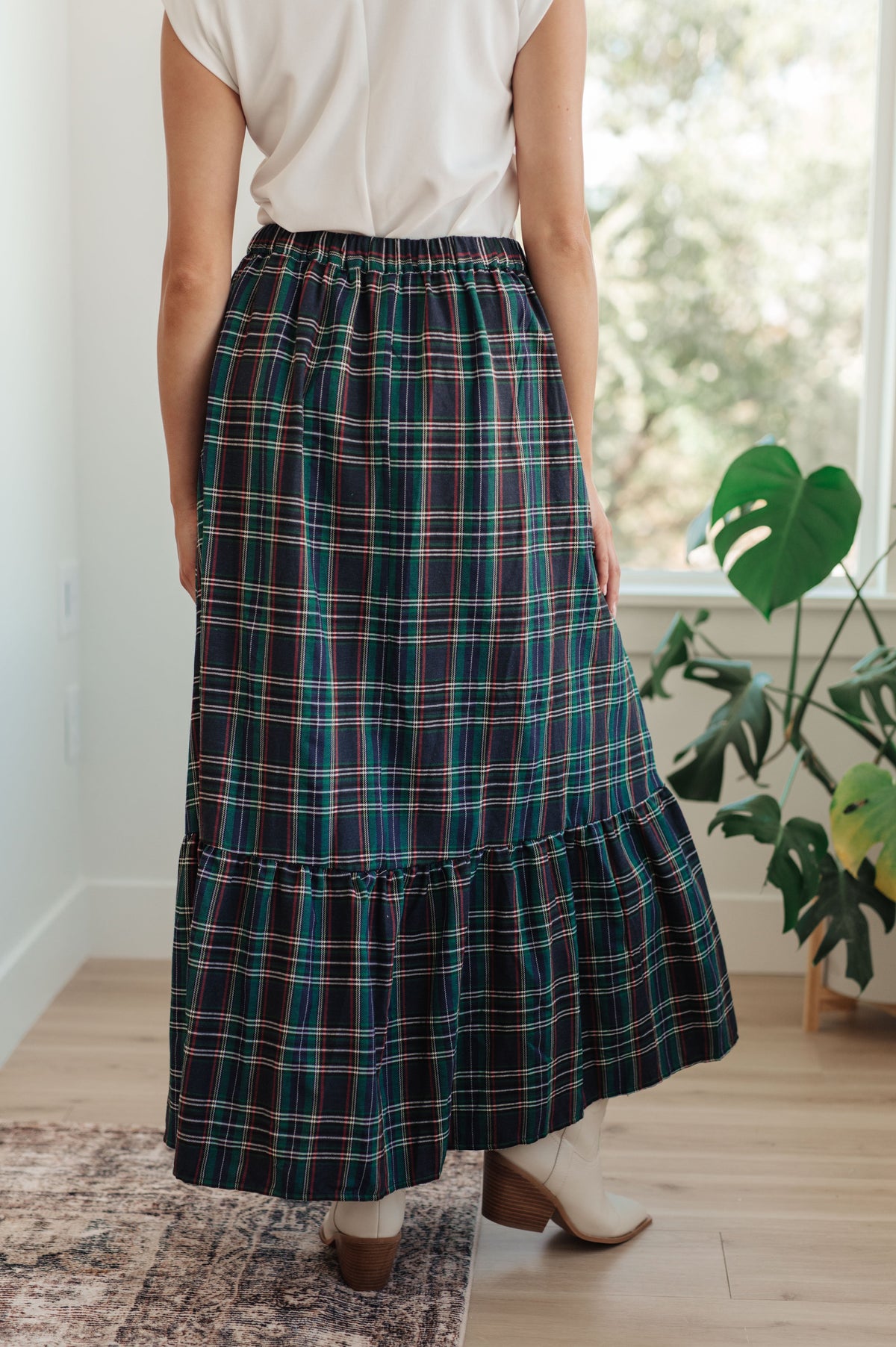 3RD RESTOCK! Plaid Perfection Maxi Skirt