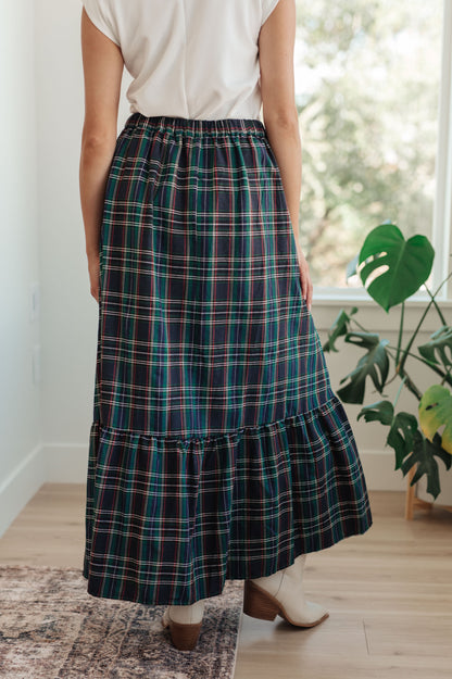 3RD RESTOCK! Plaid Perfection Maxi Skirt