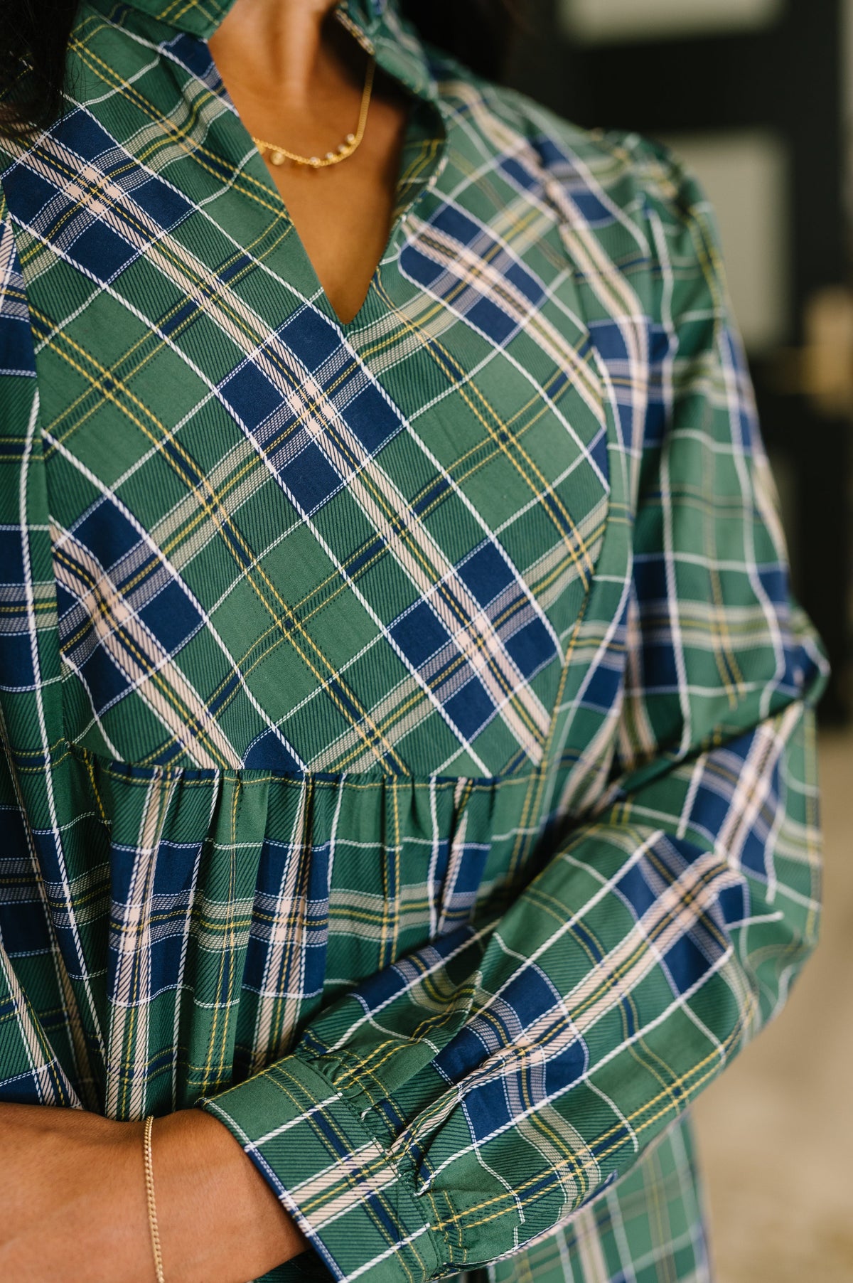 Trinity Plaid Dress