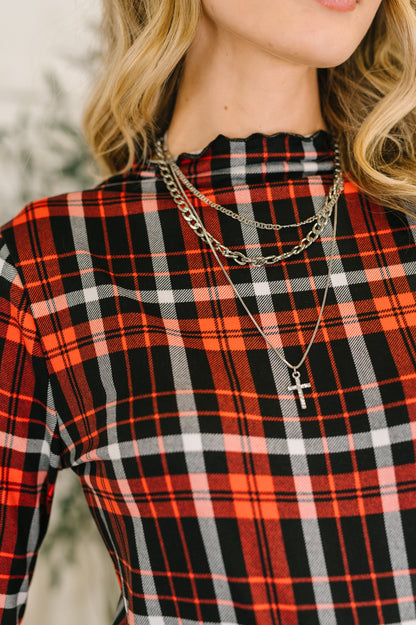 Love Buzz Plaid Top