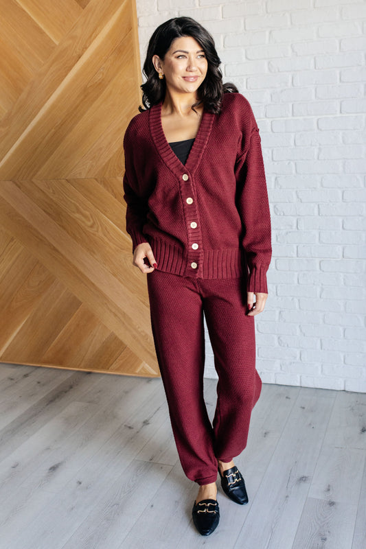 Bordeaux Knit Set