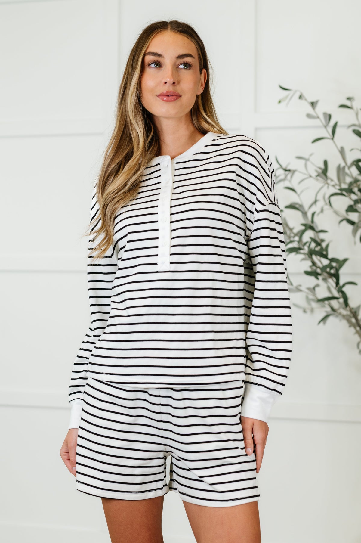 Loni Striped Set