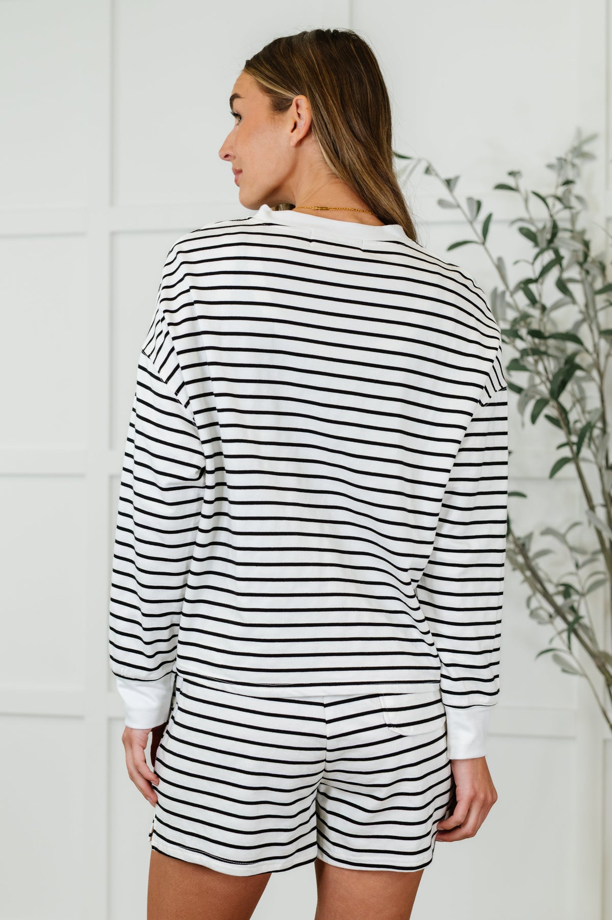Loni Striped Set