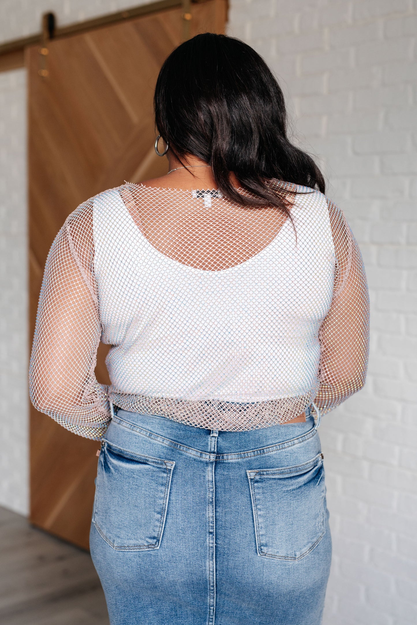 Sparkle Mesh Top