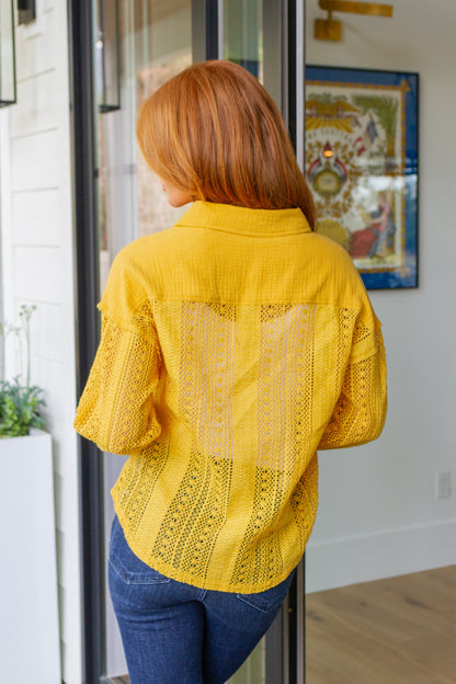 Honey Nectar Lace Blouse