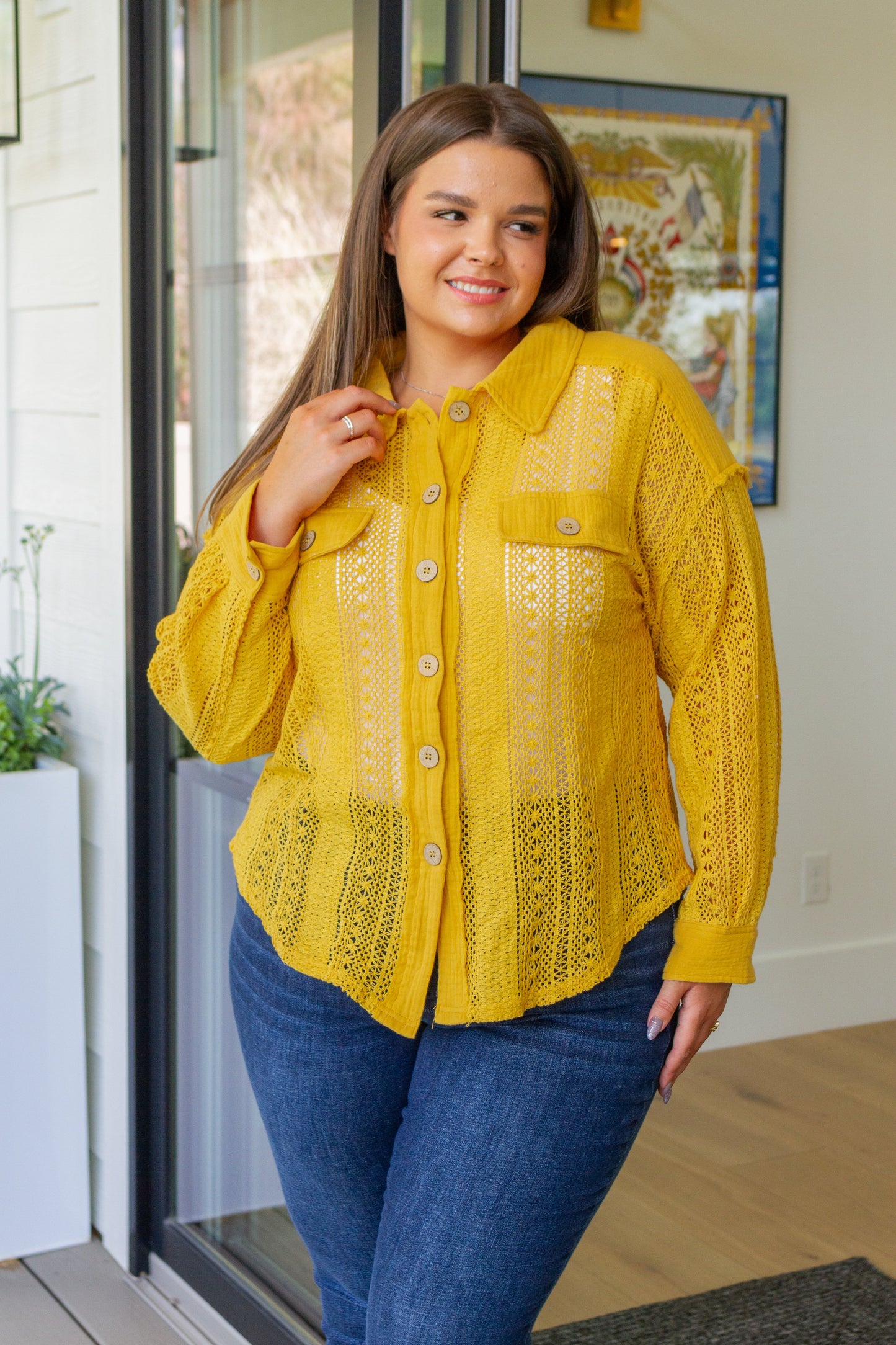 Honey Nectar Lace Blouse