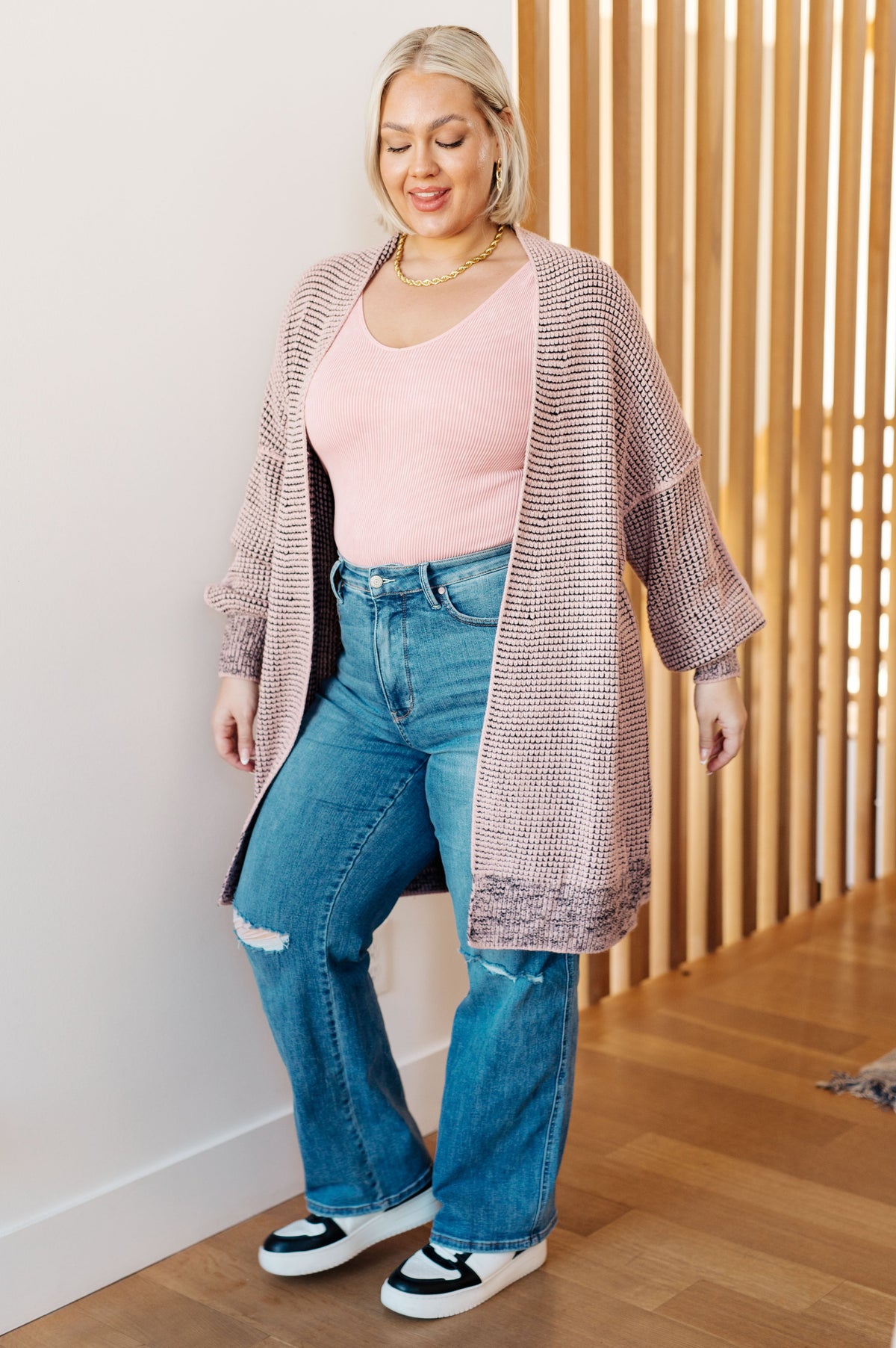 Mauve Cardigan