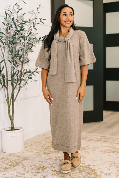 Travel Dress in Light Coco