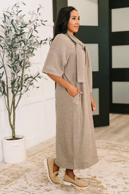 Travel Dress in Light Coco