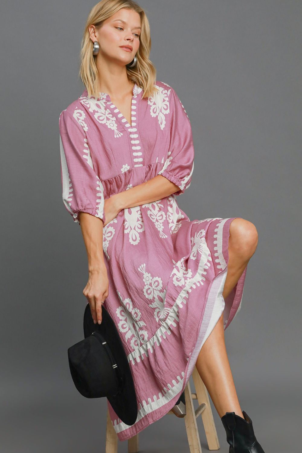 Seraphim Dress in Light Mauve